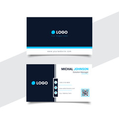 Corporate elegant business card template