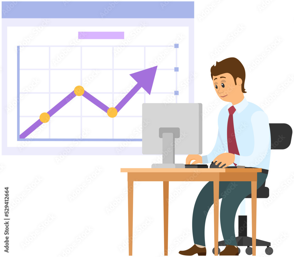 Poster analytics information and development statistics. web analysis measure, product testing technology. 
