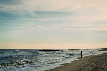 sunset at the beach