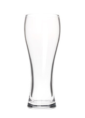 Empty tall beer glass
