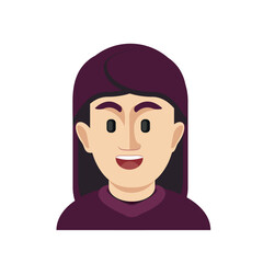 Emojis for women and men. Face in the style of emoji. vector illustration. Talking person of self-expression, an avatar for a video blog. Memoji stickers. Profile Picture Avatar cartoon character 