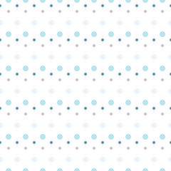 Polka dots seamless pattern. Pixel Perfect Seamless Pattern Pastel Dots