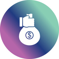 Unique Money Sharing Vector Icon