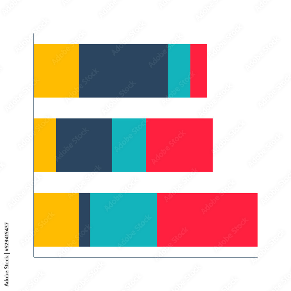 Poster infographic elements. diagram progress bar. flat vector process timeline set.