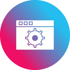 Unique Settings Vector Icon