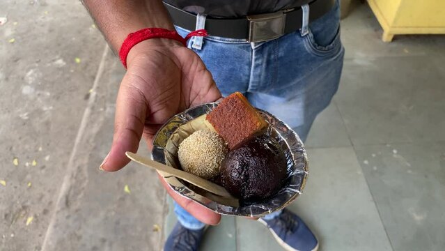 Komola Bhog, Rosbhora, Chena Pora, Milk cake is a Murshidabad,