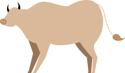 Obraz premium illustration of a bull