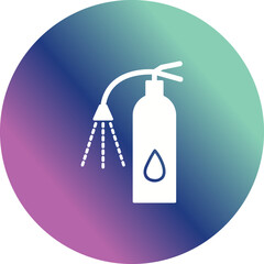 Unique Using Extinguisher Vector Icon