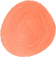 Round watercolor brushstroke