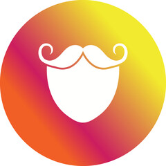 Beard and Moustache Icon