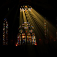 stained glass window