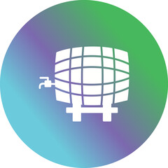 Barrel with Tap Icon