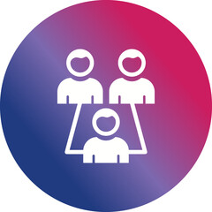 Unique Glyph Vector Icon