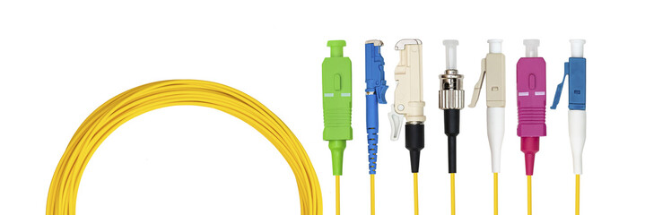 network and fiber optic cable