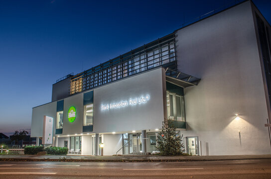 Aachen January 2022: Gr&uuml;nenthal GmbH is a German pharmaceutical company based in Aachen. It was founded in 1946 in Stolberg (Rhineland).