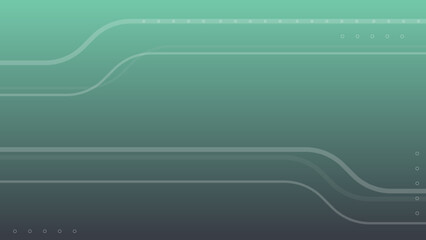 Abstract green fluid shape modern background with copy space, vector.