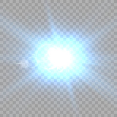 Vector transparent sunlight special lens flare light effect. Bright beautiful star. Light from the rays.	