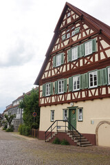 Old timbered houses in Lorch, Baden-Wuerttemberg, Germany