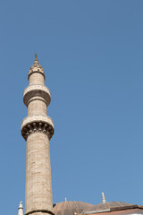 Suleymaniye Mosque Minaret in Rhodes. Greece