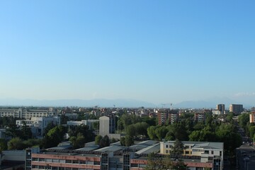 Milan's view in the suburbs