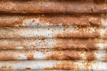 Old rusty tin texture background