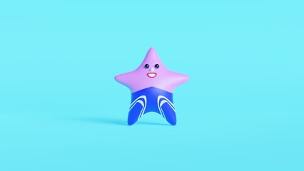 cartoon star fish character