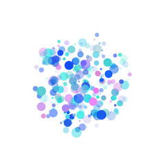Abstract bokeh background. Overlay bubbles. Round colorful circles.