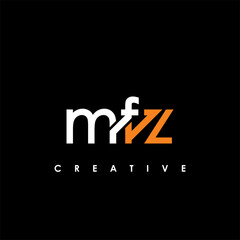 MFZ Letter Initial Logo Design Template Vector Illustration