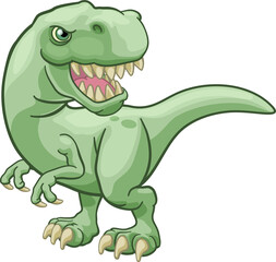 Tyrannosaurus T Rex Dinosaur Cartoon Character