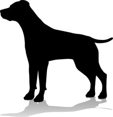 Dog Silhouette Pet Animal