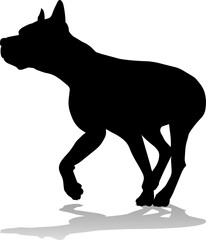 Dog Silhouette Pet Animal