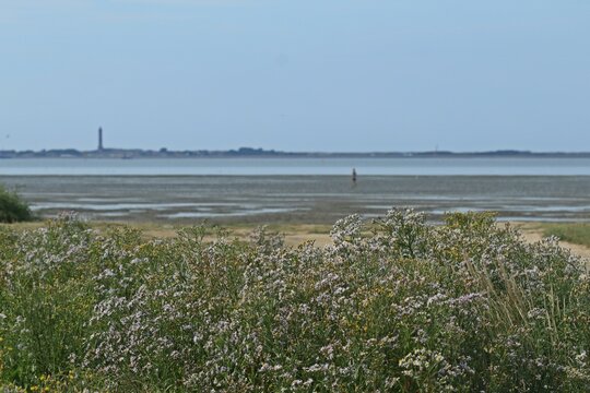 Blick von Hilgenriedersiel nach Norderney
