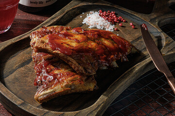 grilled pork ribs
