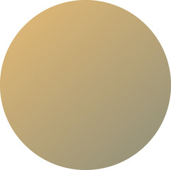 Gold color circle. Sign luxury