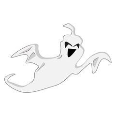 Obraz premium Halloween ghosts come out of their homes