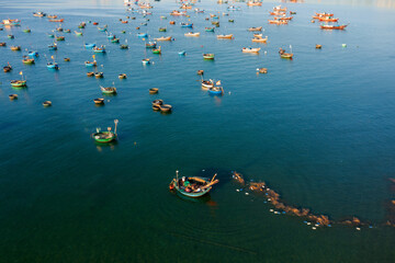 small boat on the sea