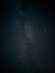 The night sky with stars and the Milky Way