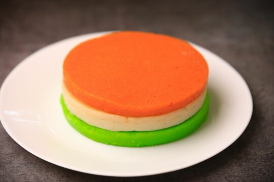 tri color indian flag inspired food