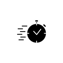 Quick response line icon. Simple element illustration. Quick response concept outline symbol design.