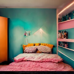 Girl's Bedroom Interior