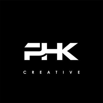 PHK Letter Initial Logo Design Template Vector Illustration