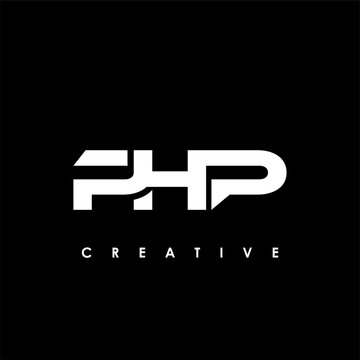 PHP Letter Initial Logo Design Template Vector Illustration