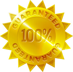 Guaranteed 100 percent Gold Medal Icon