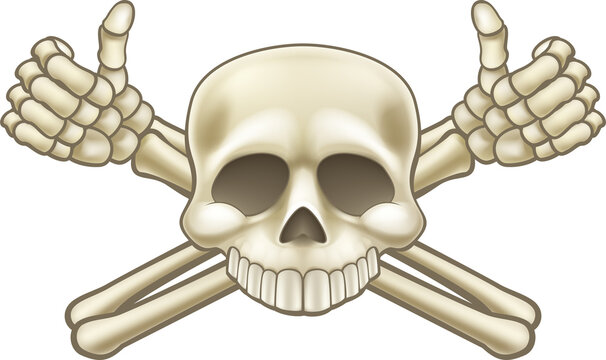recommend clip art: Skull and Crossbones Pirate Sign