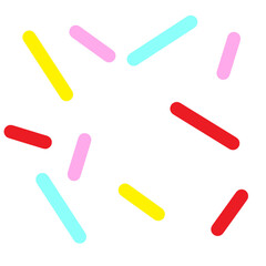 donut glaze. Decorative bright sprinkles texture pattern design	