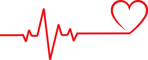 Heartbeat line icon 