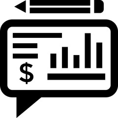 Business Talk Vector Icon