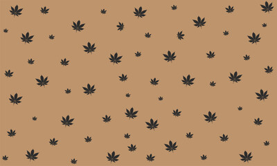 cannabis weed marijuana ganja kush leaf background pattern design