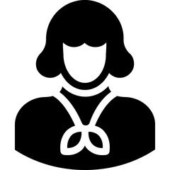 Girl Vector Icon 