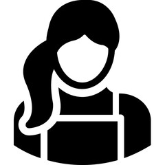 Sportswomen Vector Icon 